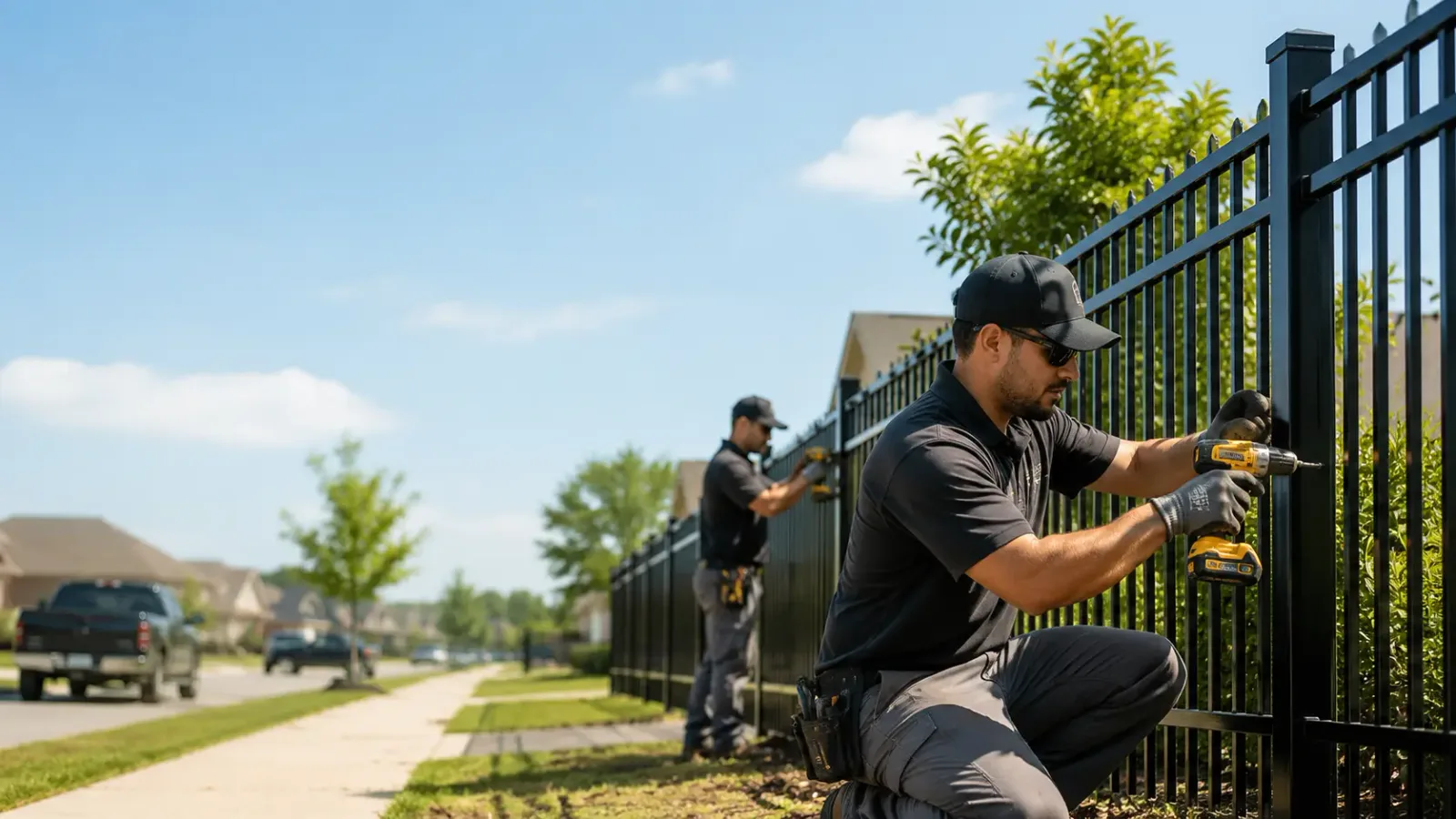 Metal Fence Installation in Bedford, TX